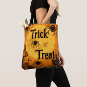 Halloween Trick or treat Canvas tas (Dichtbij)