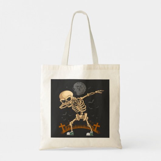 Halloween Trick or treat Canvas tas (Achterkant)