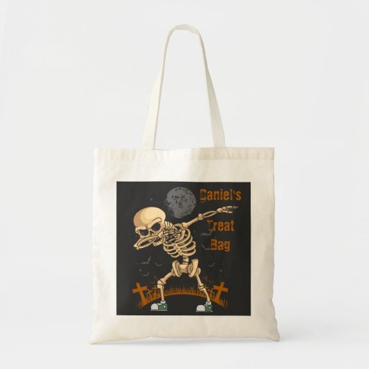Halloween Trick or treat Canvas tas (Voorkant)