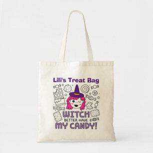 Halloween Trick or treat Canvas tas