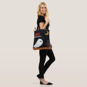 Halloween trick or treat cartoon tote bag (Op model)