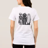 Halloween Trick or Treat Crew Tri-Blend Shirt (Achterkant)