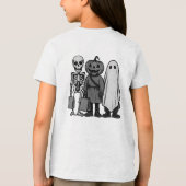 Halloween Trick or treat Crew Tri-Blend Shirt (Achterkant)