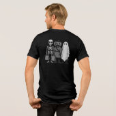 Halloween Trick or Treat Crew Tri-Blend Shirt (Achterkant volledig)