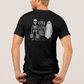 Halloween Trick or Treat Crew Tri-Blend Shirt (Achterkant)