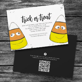 Halloween Trick or treat Cute Candy Corn Simple Kaart