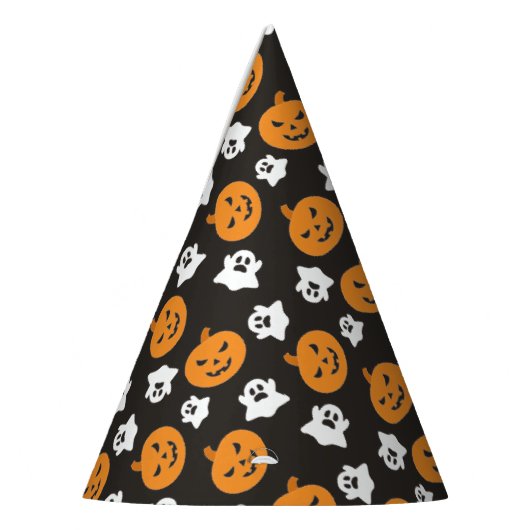 Halloween Trick or treat Cute Ghosts & Pompoenen Feesthoedjes (Links)