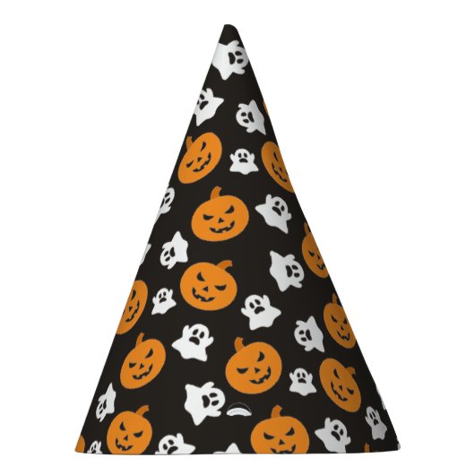 Halloween Trick or treat Cute Ghosts & Pompoenen Feesthoedjes (Rechts)