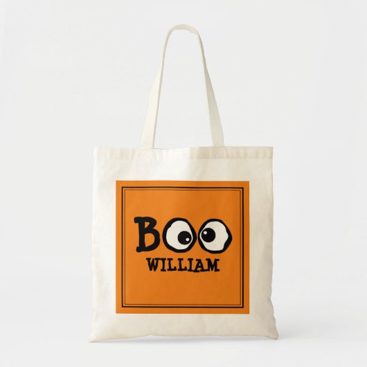 Halloween Trick or treat Cute Simple Ghost Tote Bag (Voorkant)
