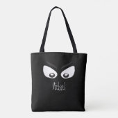 Halloween Trick or treat Cute Whimsical Ghost Tote Bag (Achterkant)
