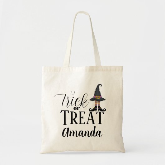 Halloween Trick or treat Cute Witch Shoes Pet Tote Bag (Voorkant)