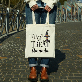 Halloween Trick or treat Cute Witch Shoes Pet Tote Bag