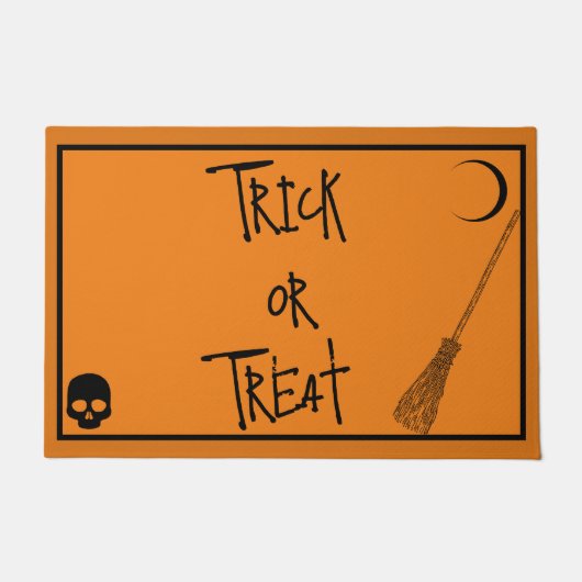 Halloween Trick or treat Deurmat (Voorkant)