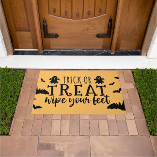 Halloween Trick or treat Deurmat - Veeg je voeten