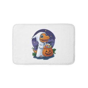 Halloween Trick-or-Treat Dino Badmat