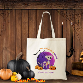 Halloween Trick or treat Dog Snoep Canvas tas
