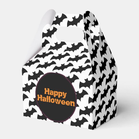 Halloween Trick or treat Favor Box Bedankdoosjes (Achterkant)