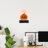 Halloween Trick or treat feest, Halloween nacht Poster (Thuiskantoor)