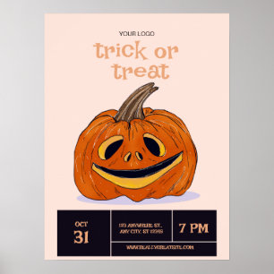 Halloween Trick Or Treat-feest, Halloween Nacht Poster