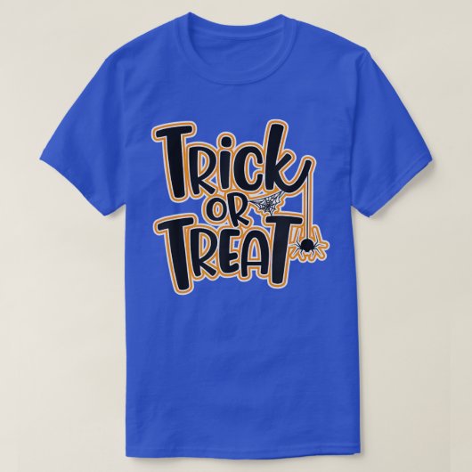Halloween Trick or treat Fun Spider T-shirt (Design voorkant)