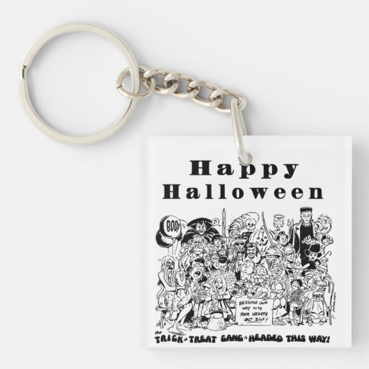 Halloween Trick or treat Gang Giveaway Sleutelhang Sleutelhanger (voorkant)