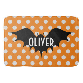 Halloween trick or treat gepersonaliseerd monogram badmat