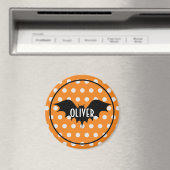 Halloween trick or treat gepersonaliseerd monogram magneet (Insitu (Vaatwasser))