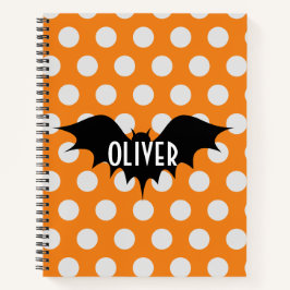 Halloween trick or treat gepersonaliseerd monogram notitieboek
