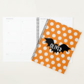 Halloween trick or treat gepersonaliseerd monogram planner (Display)