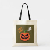 Halloween Trick or Treat Ghost Tote Bag (Achterkant)