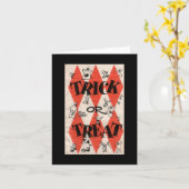  Halloween Trick or treat Ghosts Kaart (Gele Bloem)