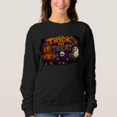 Halloween Trick or treat Graffiti Kleding Unisex Trui (Voorkant)