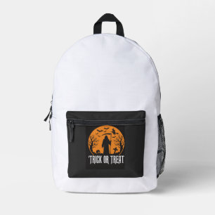 Halloween Trick or Treat Grim Reaper Ontwerp_1 Bedrukte Rugzak