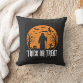 Halloween Trick or Treat Grim Reaper Ontwerp_1 Kussen (Deken)