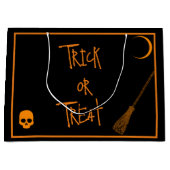 Halloween Trick or treat Groot Cadeauzakje (Voorkant)