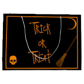 Halloween Trick or treat Groot Cadeauzakje (Achterkant)