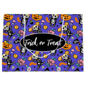 Halloween Trick or treat Groot Cadeauzakje (Voorkant)