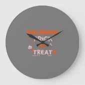 Halloween Trick or treat Grote Klok (Voorkant)