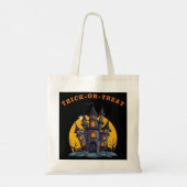 Halloween Trick or treat Haunted House Tote Bag (Achterkant)