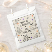 Halloween Trick or treat is geen monster snoep Bedankzakje (Geknipt)