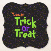 Halloween / Trick or treat / Kartonnen Onderzetters (Voorkant)