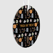 Halloween Trick or treat Kinder Halloween Ornament (voorkant)