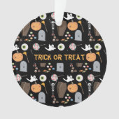 Halloween Trick or treat Kinder Halloween Ornament (voorkant)