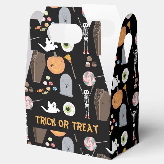 Halloween Trick or treat Kinder Halloween Party Bedankdoosjes (Geopend)