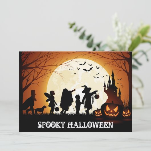 Halloween Trick or treat Kinderen (Staand voorkant)