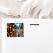 Halloween trick or treat kinderen etiket (Insitu)