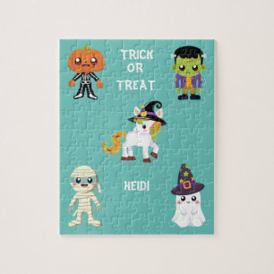 HALLOWEEN "TRICK OR TREAT KINDEREN GEPUBLICEERD LEGPUZZEL