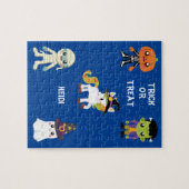 HALLOWEEN "TRICK OR TREAT KINDEREN GEPUBLICEERD LEGPUZZEL (Horizontaal)