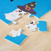 HALLOWEEN "TRICK OR TREAT KINDEREN GEPUBLICEERD LEGPUZZEL (Zijkant)
