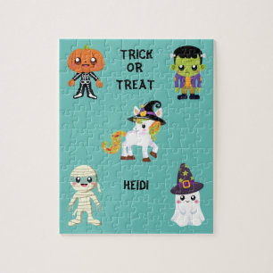 HALLOWEEN "TRICK OR TREAT KINDEREN GEPUBLICEERD LEGPUZZEL